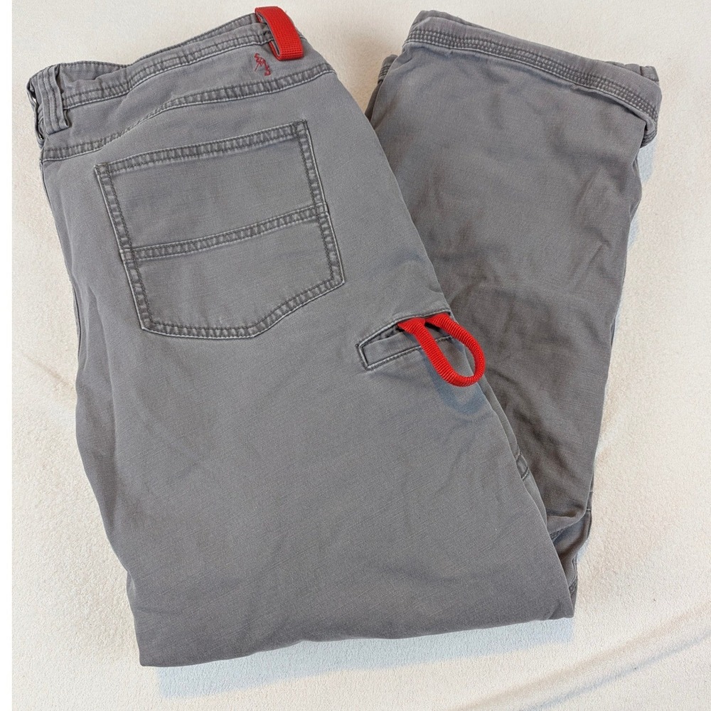 Eastern Mountain Sports Fencemender Mens 38x32 Grey Thermolite Lined‎ Pants